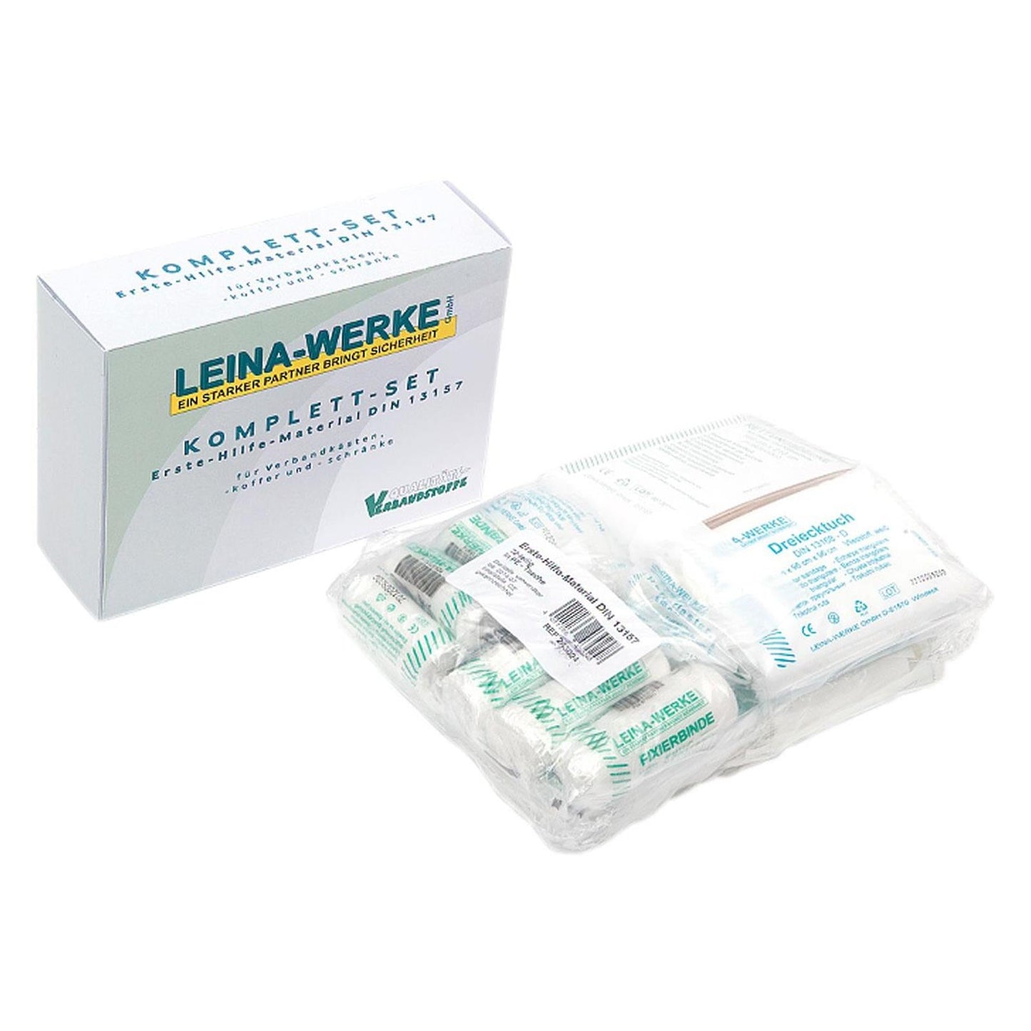 LEINA Verband-Nachfüllset für Betriebsverbandkasten DIN 13157