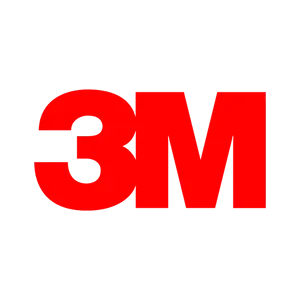 3M-Logo in fetten roten Buchstaben auf weißem Hintergrund.